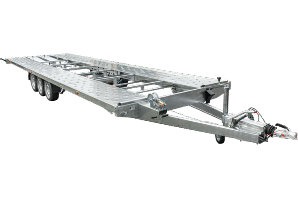 Remorque porte voiture à trois essieux 800X230 UNIPLAT