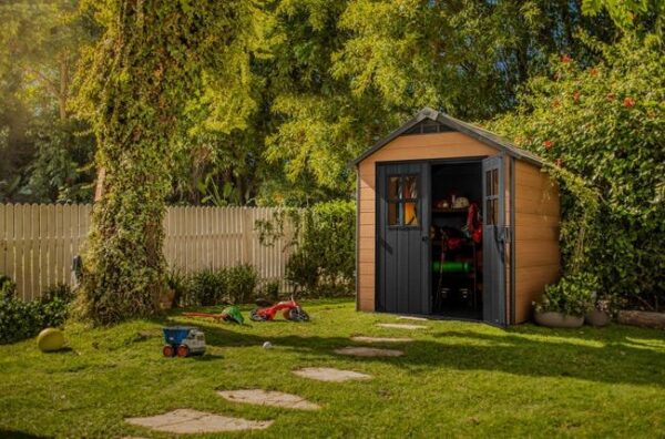 Abris de jardin NEWTON 757 marron en résine KETER 4,4m² – Image 2