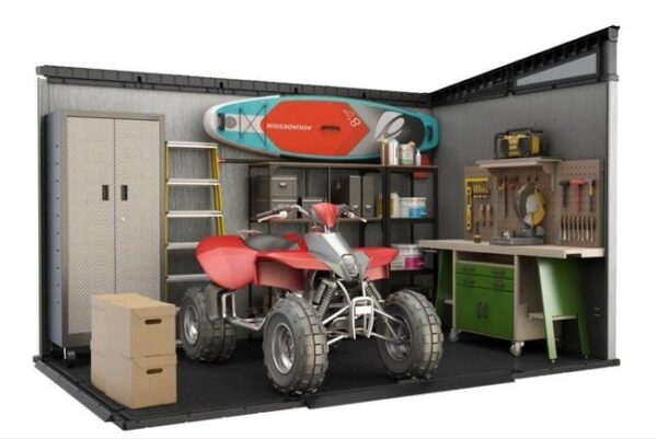 Abris de jardin ARTISAN 117 en résine KETER gris 7,4m² – Image 3