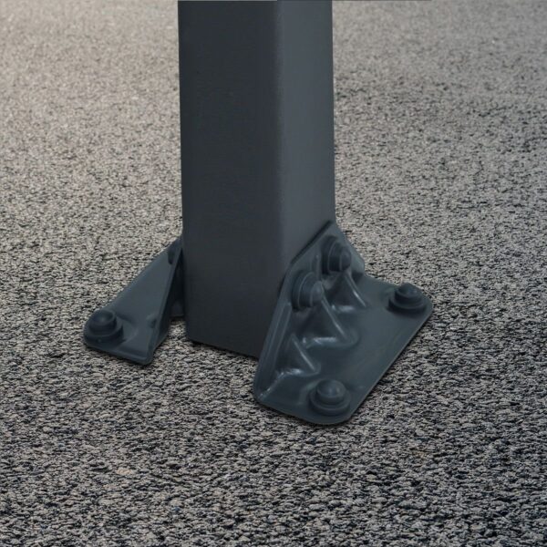 Carport aluminium Arcadia 5000 – 16 m² – gris – Image 4