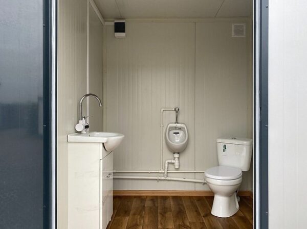 Conteneur Sanitaire WC Box avec Cabine Double – Image 13