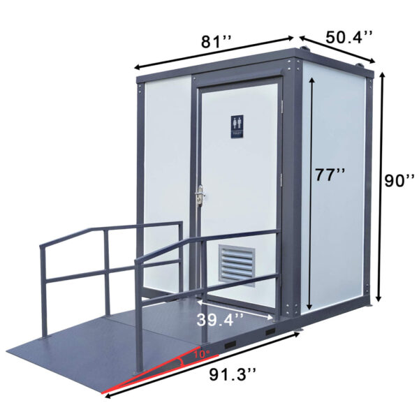 Toilettes portables accessibles aux personnes handicapées – Image 9