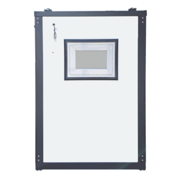 Toilettes portatives avec rideau de douche – Image 11