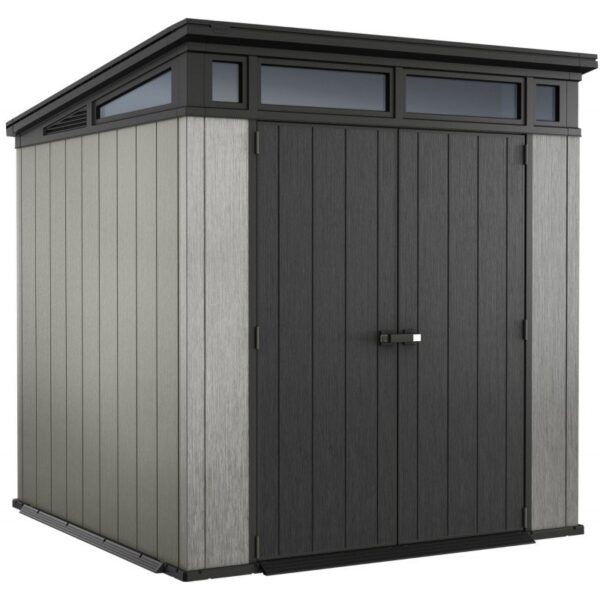 Abri en résine brossée monopente Brossium 4,7m² – Image 14
