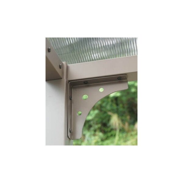 Carport 2 voitures en aluminium et polycarbonate 6mm – Image 9