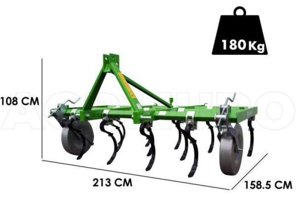 Cultivateur à ressorts Bomet Dorado – 14 dents – Largeur de travail 210 cm – Image 2