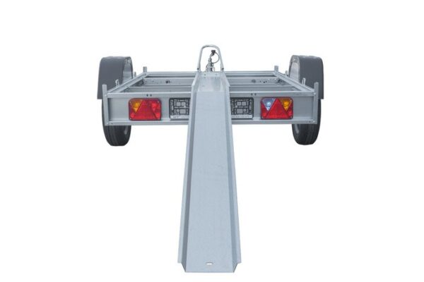 Remorque moto 1 rail unitraler sans plancher – Image 2