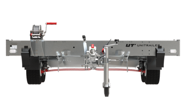 Remorque plate basculante 400×200 UNIPLAT 4020S P 2700 kg – Image 3