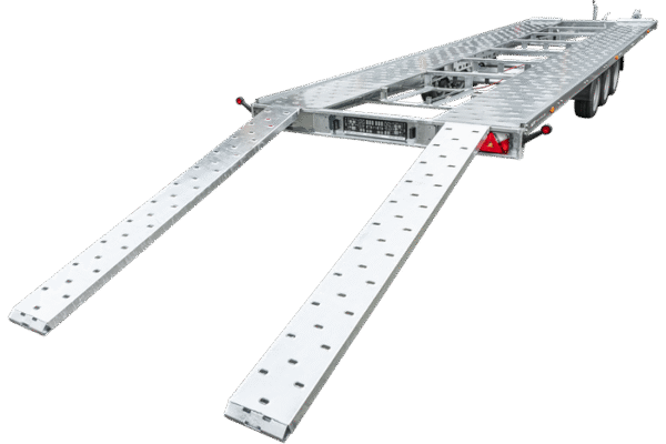Remorque porte voiture à trois essieux 800X230 UNIPLAT – Image 3