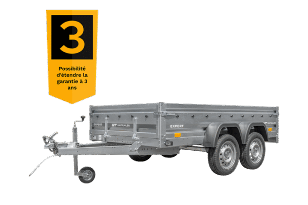 Remorque voiture 2 essieux 264×150 EXPERT 2615/2 PTAC 750 KG – Image 8