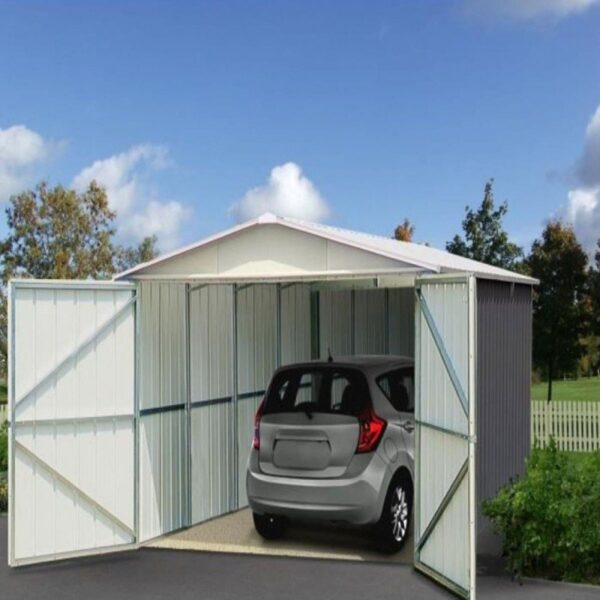 Garage métal YARDMASTER anthracite 15,50mètre carré – Image 3