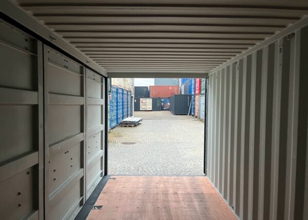 Conteneur latéral ouvert 20′ RAL 7016 – Image 16