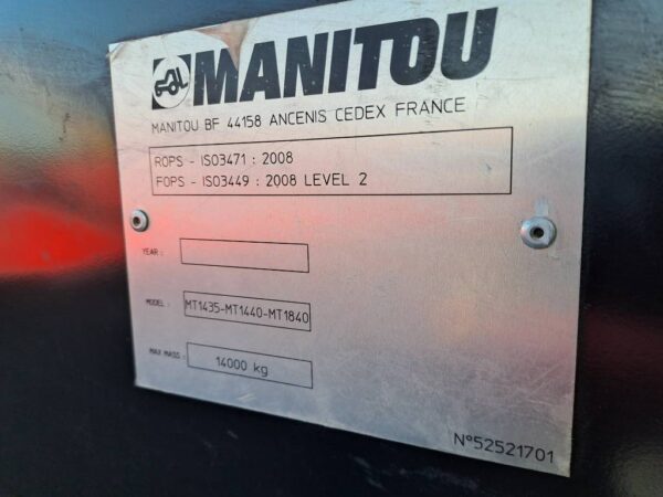 Manitou MT1440E – Image 14