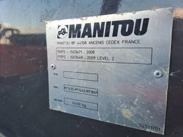 Manitou MT1840 – Image 4