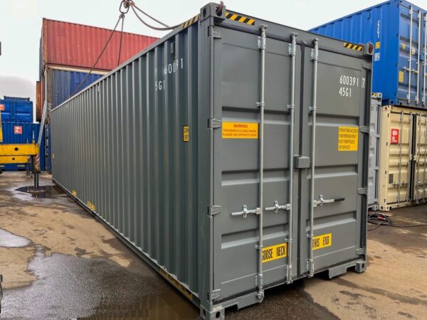 CONTENEUR DOUBLE PORTE 40’HC RAL 7005 – Image 6