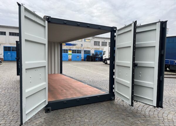 Conteneur latéral ouvert 20′ RAL 7016 – Image 6