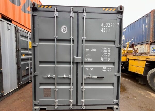 CONTENEUR DOUBLE PORTE 40’HC RAL 7005 – Image 2