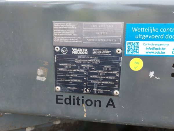 Wacker Neuson ET145 – Image 20