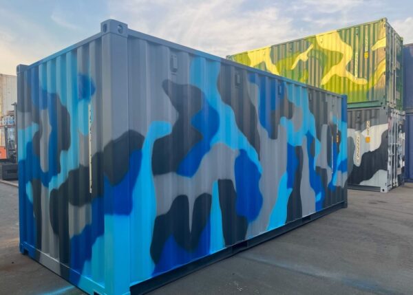 Conteneur maritime de 20’ Camouflage – Image 8