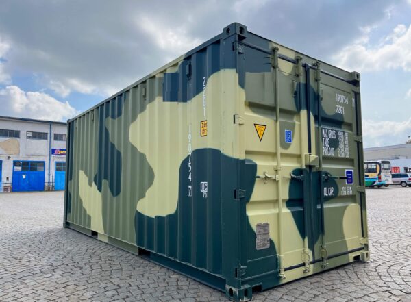 Conteneur maritime 20′ camouflage